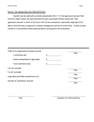 Form RP-554-V Application for Corrected Village Tax Roll - New York, Page 2