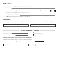 Form RP-483 Application for Tax Exemption of Agricultural and Horticultural Buildings and Structures - New York, Page 2