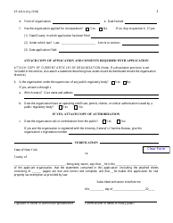 Form RP-420-B-ORG Application for Real Property Tax Exemption for Nonprofit Organizations - Permissive Class I-Organization Purpose - New York, Page 3
