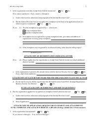 Form RP-420-A-ORG Application for Real Property Tax Exemption for Nonprofit Organizations - Mandatory Class I-Organization Purpose - New York, Page 2