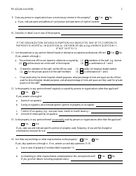 Form RP-420-A/B-USE Application for Real Property Tax Exemption for Nonprofit Organizations II - Property Use - New York, Page 2