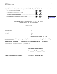 Form RP-420-A/B-RNW-I Schedule A Renewal Application for Real Property Tax Exemption for Nonprofit Organizations I-Organization Purpose - New York, Page 4