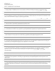 Form RP-420-A/B-ORG Schedule A Application for Real Property Tax Exemption for Nonprofit Organizations - New York, Page 9