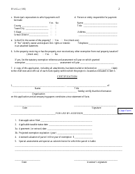 Form RP-412-A Industrial Development Agencies Application for Real Property Tax Exemption - New York, Page 2