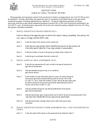 Document preview: Instructions for Form RP-305-PR Agricultural Payment Report - New York