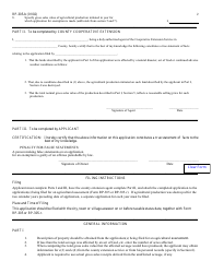 Form RP-305-B Application for Exception From Minimum Average Sales Value Requirement of Article 25-aa of the Agricultural and Markets Law - New York, Page 2