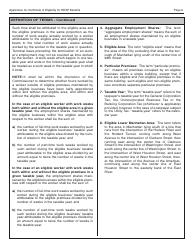 Form REAP Application for Certificate of Eligibility for Reap Benefits - New York City, Page 6