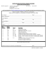 Form ADPH-HS32A &quot;Request for Forms&quot; - Alabama