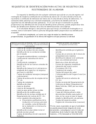 Formulario ADPH-HS14S &quot;Unicamente Para Uso De Evento Vital Acontecido En Alabama&quot; - Alabama (Spanish), Page 2