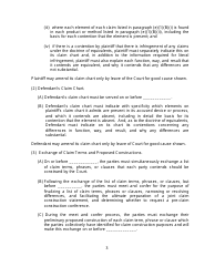 Rule 26(F) Report and Proposed Scheduling Order Form (Patent Cases) - Minnesota, Page 3