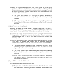 Rule 26(F) Report and Proposed Scheduling Order Form (Patent Cases) - Minnesota, Page 4