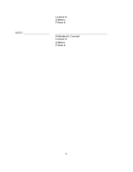 Rule 26(F) Report and Proposed Scheduling Order Form (Non-patent Cases) - Minnesota, Page 5