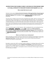 Document preview: Form 12.913(B) Affidavit of Diligent Search and Inquiry - Florida