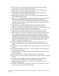 Form 12.928 &quot;Cover Sheet for Family Court Cases&quot; - Florida, Page 2