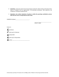 Form 12.984(A) Order of Referral to Parenting Coordinator - Florida, Page 5