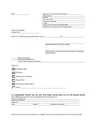 Form 12.984(C) Parenting Coordinator Report of an Emergency - Florida, Page 4