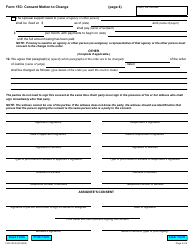 Form 15C Consent Motion to Change - Ontario, Canada, Page 4