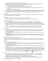 Event Application for Use of a Department-Owned or Managed Building, Grounds or Parking Area (Event Sponsored by a Private, Non-profit, or Public Entity) - Oregon, Page 3