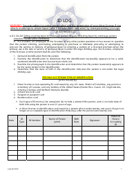 Document preview: Id Log - Arizona