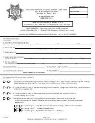 Document preview: Application for Remote Tasting Room - Arizona
