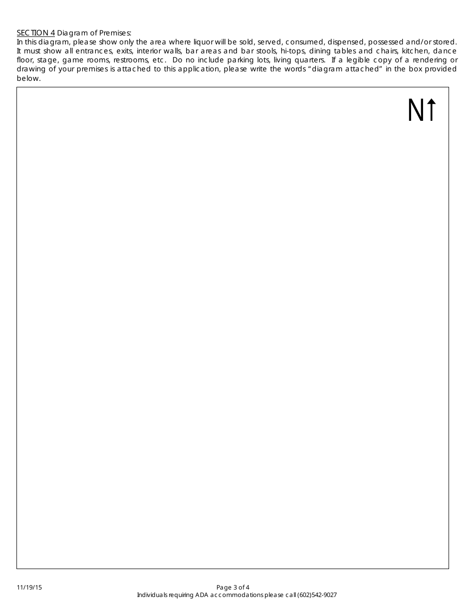 Application for Remote Tasting Room - Arizona, Page 3
