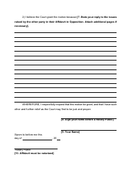 Form 22 Reply Affidavit - Nassau County, New York, Page 2