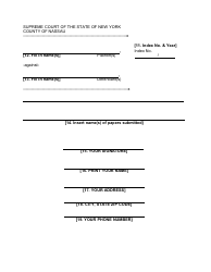 Form 22 Reply Affidavit - Nassau County, New York, Page 3