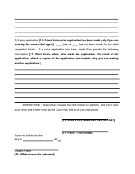 Form 2 Order to Show Cause in a Civil Action - Nassau County, New York, Page 4