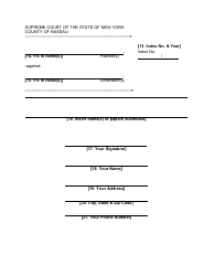 Form 24 Notice of Appearance - Nassau County, New York, Page 2