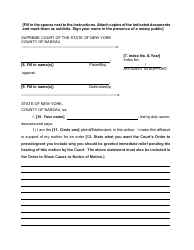 Order Extending Plaintiff&#039;s Time to Serve the Summons - Nassau County, New York, Page 2