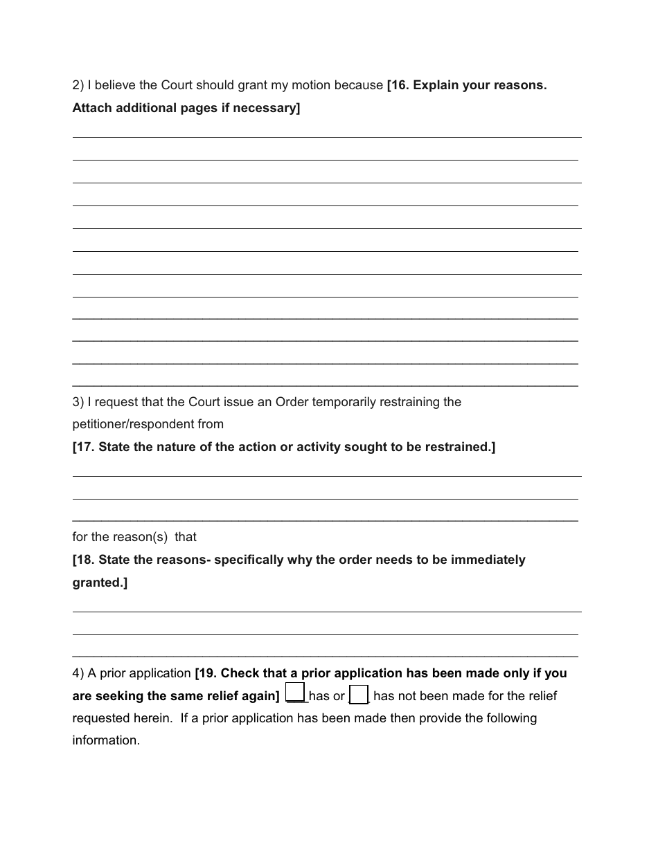 Order to Show Cause in Special Proceeding With Temporary Restraining Order - Nassau County, New York, Page 4