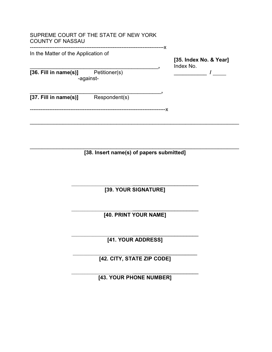 Order to Show Cause in Special Proceeding - Nassau County, New York, Page 7