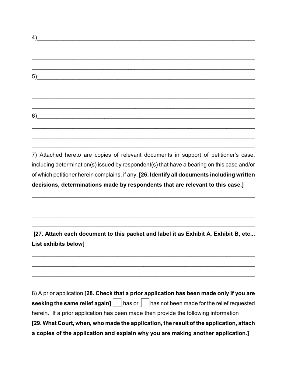 Notice of Petition, Petition, Verification in a Special Proceeding - Nassau County, New York, Page 4