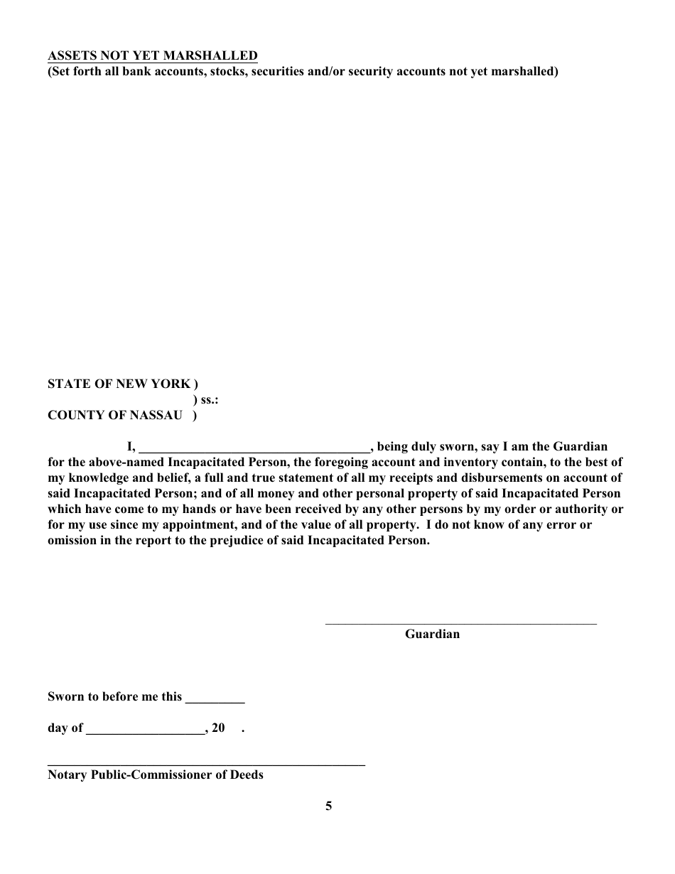 Nassau County, New York Initial Report - Fill Out, Sign Online and ...