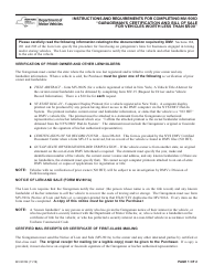 Document preview: Instructions for Form MV-901D Garageman's Certification and Bill of Sale for Vehicles Worth Less Than $500 - New York