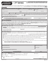 Form MV-664.1FC Application for a Parking Permit or License Plates, for People With Severe Disabilities - New York (Haitian Creole), Page 3