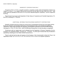 Form DSCB:15-5306/7102 Articles of Incorporation - Nonprofit - Pennsylvania, Page 4