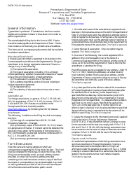 Form DSCB:15-413 Amendment of Foreign Registration - Pennsylvania, Page 3