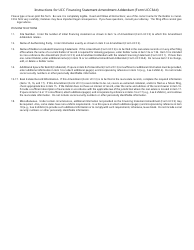Form UCC3AD Ucc Financing Statement Amendment Addendum - Texas, Page 2