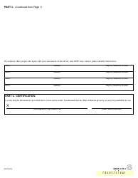 Form DS-7 Request for Driver Review - New York, Page 2