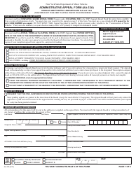 Document preview: Form AA-33A Administrative Appeal Form - New York