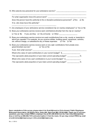 Ambulance Service Questionnaire - Minnesota, Page 2