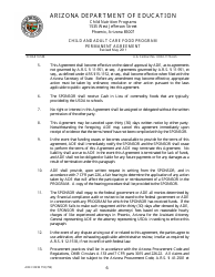 ADE Form 718 Child and Adult Care Food Program Permanent Agreement - Arizona, Page 6