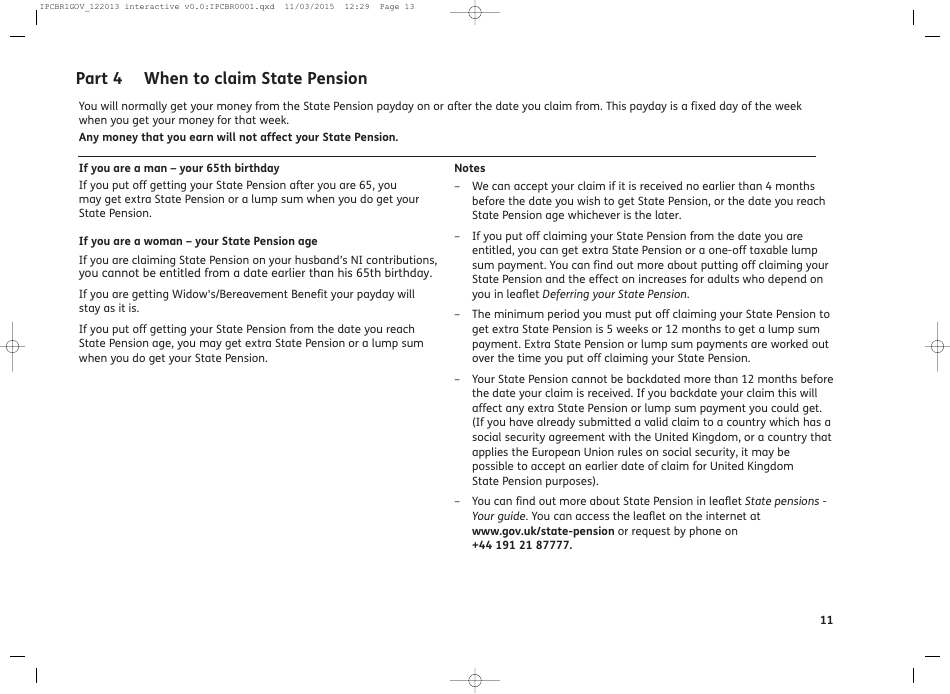 Form IPC BR1 International Pensions Direct Payment - United Kingdom, Page 15