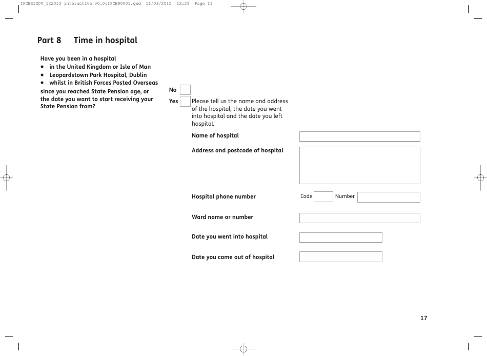 Form IPC BR1 International Pensions Direct Payment - United Kingdom, Page 21