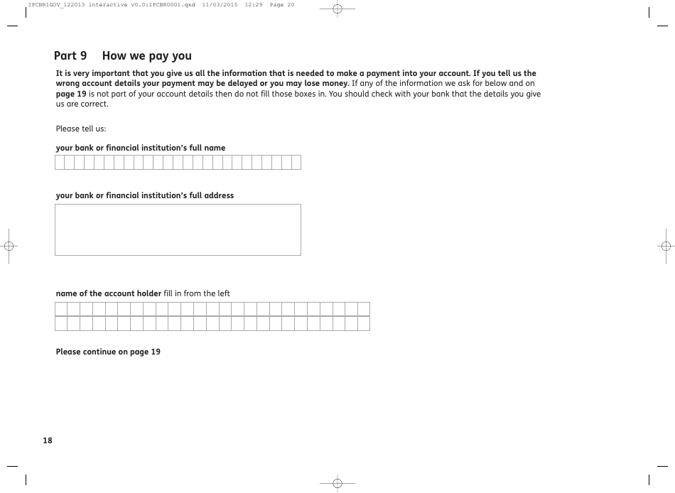 Form IPC BR1 International Pensions Direct Payment - United Kingdom, Page 22