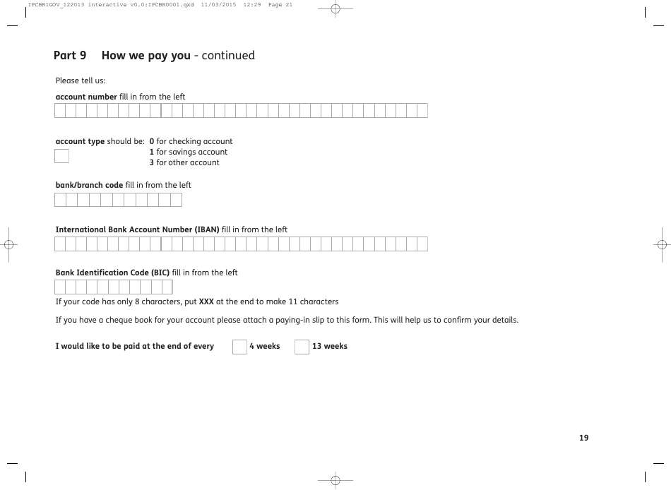 Form IPC BR1 International Pensions Direct Payment - United Kingdom, Page 23