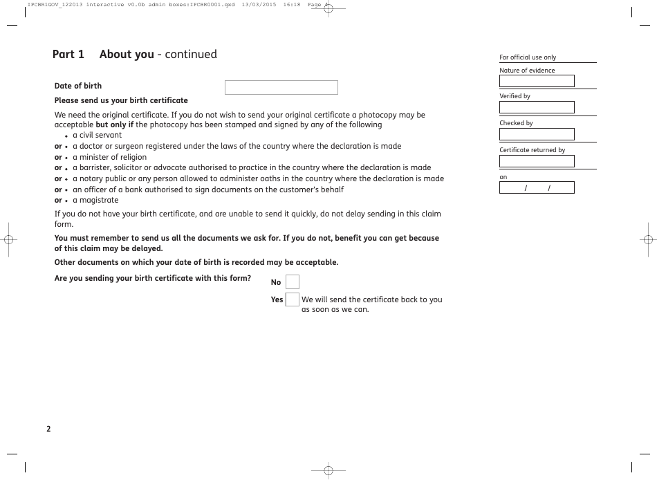 Form IPC BR1 International Pensions Direct Payment - United Kingdom, Page 6