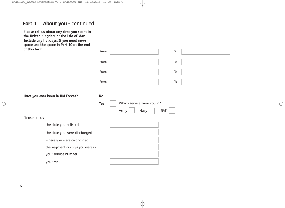 Form IPC BR1 International Pensions Direct Payment - United Kingdom, Page 8