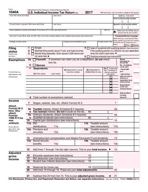 1040a Schedule B Forms Printable Printable Forms Free Online